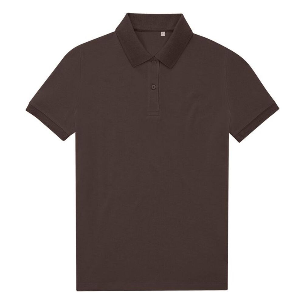 B&C Womens/Ladies My Eco Polo Shirt / Roasted Coffee